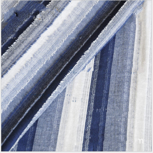 Washable Fancy Striped Single Knitted Jacquard Fabric