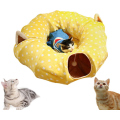 Tube de chat et tunnel avec tapis central