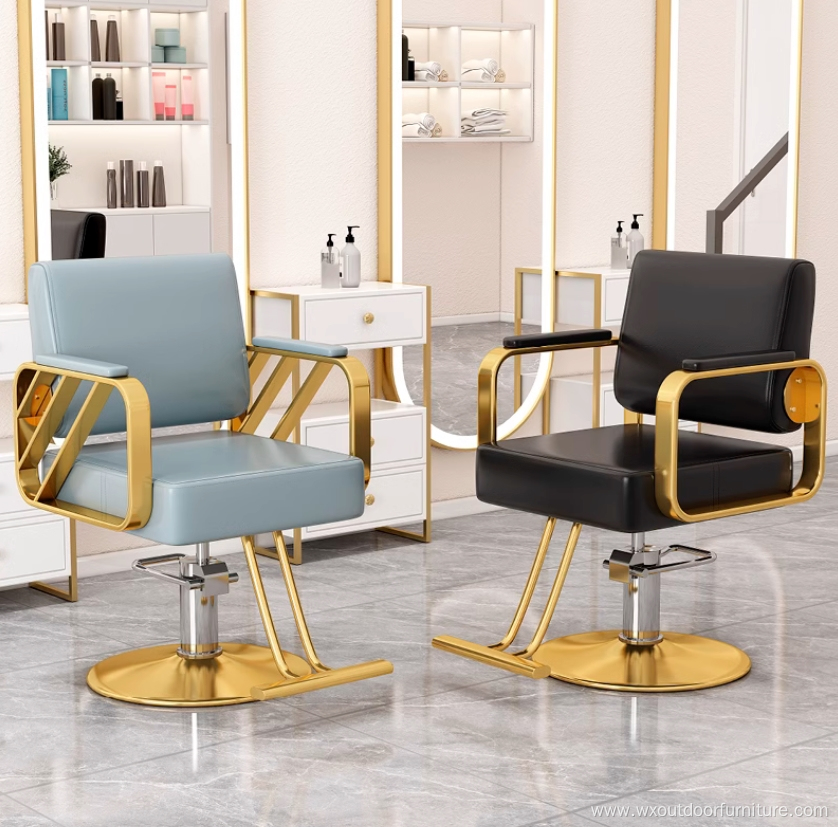 Factory Direct Commercial Furniture Vintage Heavy Duty Antique Beauty Salon Hydraulic Styling Barber Hair Cut Chair