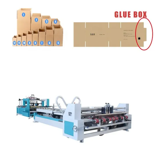 Automatic Gluing Stitching Machine for Corrugated Carton Manufacturing