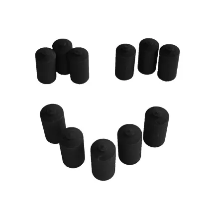 LECO Graphite Crucible for Steel Oxygen and Nitrogen Analysis