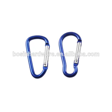 Supplies Top Quality Metal Aluminum Pretty Carabiner Keychain