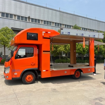 Camion de nourriture pour barbecue mobile multifonctionnel commercial