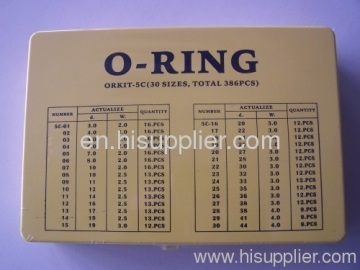 JIS B 2401 standart O yüzük seti