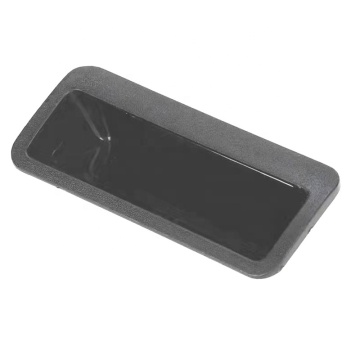 Black Leather Cabinet Pull Handle for Kitchen and Bathroom