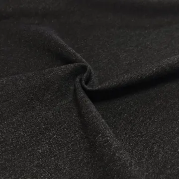 grey melange ponte de roma fabric