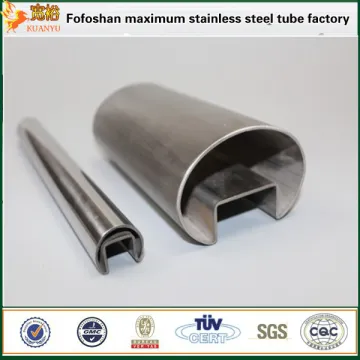Customized special shape pipe slotted stainless steel pipe 304