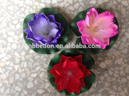 waterproof LED lotus light fiber optic lotus