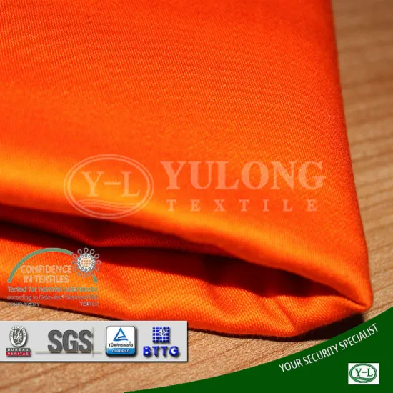 Wholesale fire protection satin fabric proban treatment for workwear use