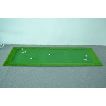 Alfombra verde de golf sintética