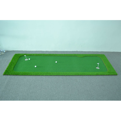Putting Green de golf al aire libre con copas de 2 hoyos