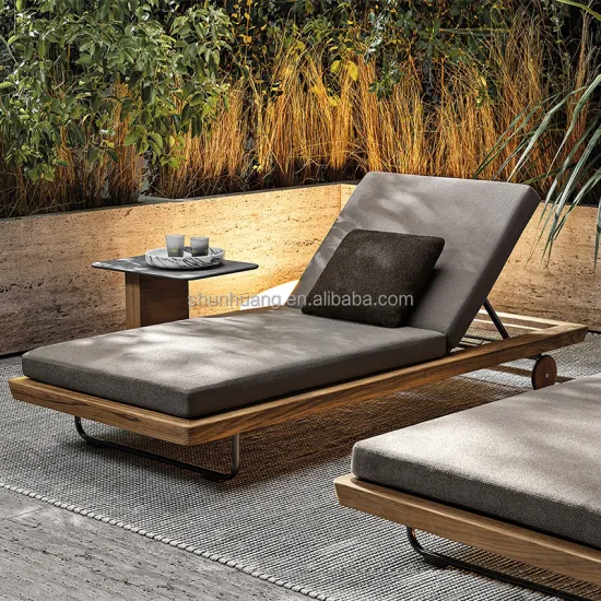 Luxury Daybed: Newly Designed Sun Lounge Poolside Chair for Outdoor Furniture