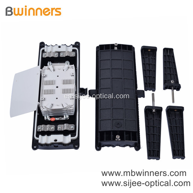 96 Núcleo en línea Sello de goma Cierres de empalme de fibra óptica Fosc 3 In 3 Out