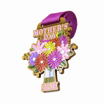 5km Flower Reward Mothers Day Medal