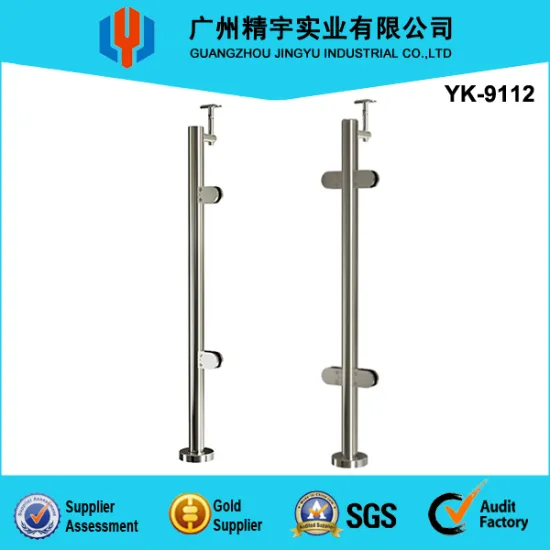 High Grade Stainless Steel Glass Balcony Balustrade and Baluster Satin or Polished
