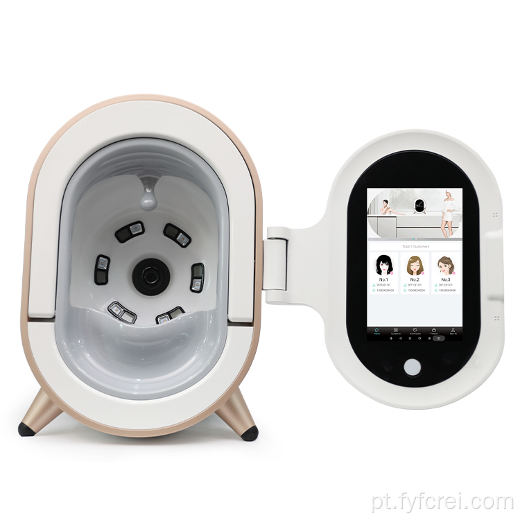 2024 Novidades Sistema analisador de pele com scanner facial