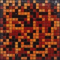 High hardness glass mosaic tiles