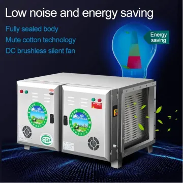 Industrial Commercial Kitchen Filter UV Exhaust Smoke Electrostatic Precipitator