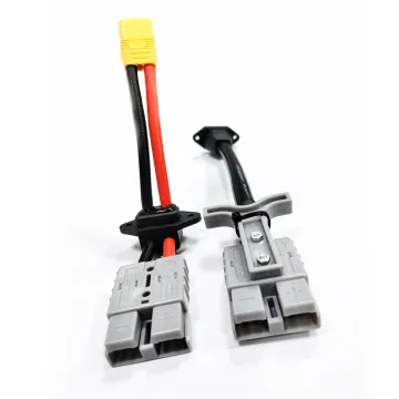 Anderson male and female plug connector cable assembly