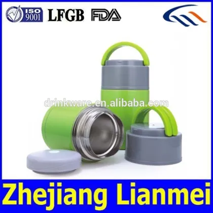 LFGB FDA vacuum insulated lunch box, lunch box food thermo container,vacuum flask lunch box