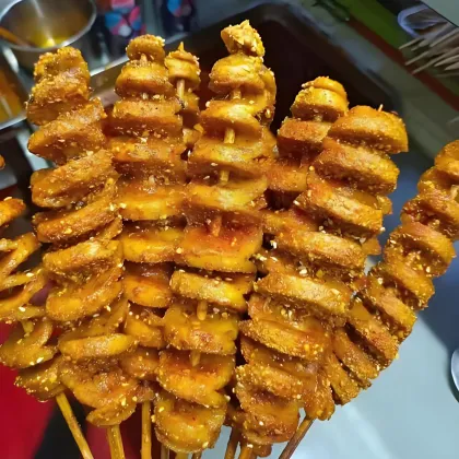 Vegetarian Grilled Gluten Skewers Series