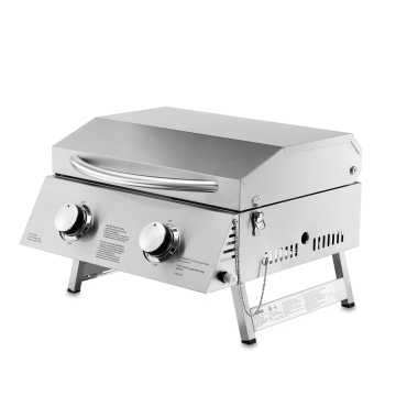 Portable Propane Tabletop Gas Grill BBQ for Steak, Hamburger, Chicken - HGG2011U