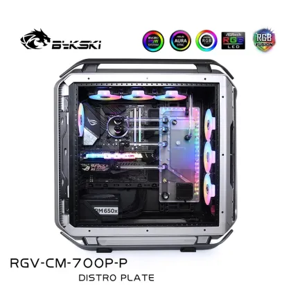 Bykski Distro Plate for CoolerMaster C700P - 360 Radiator RGB Water Cooling Loop