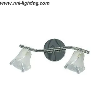 2-Light Chrome Finish Track Bar Fixture