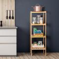 Freestanding 4-Tier Storage Rack Shelving Unit