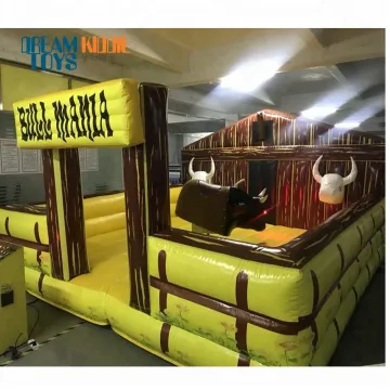 Electric Rodeo Bull Game Machine for Girls: Inflatable Carnival Fun
