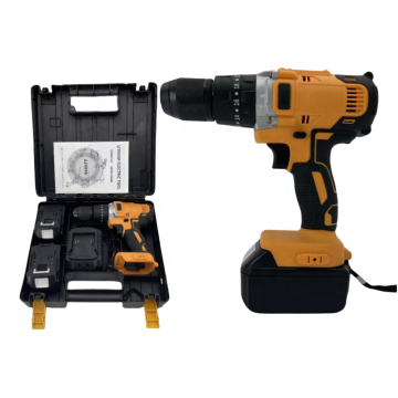 2MM Metal Chuck Portable Cordless Electric Prading مع بطارية ليثيوم قابلة لإعادة الشحن - سرعتين ، مفك البراغي عزم العزم بدون فرش