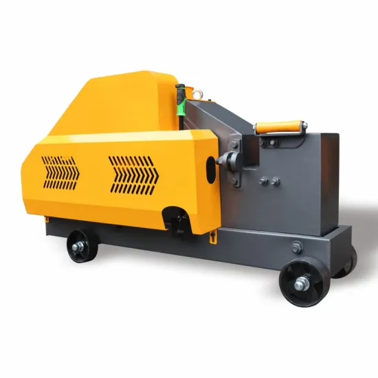 Powerful Rebar Cutter Machine - Construction Site Ready for Professional Use