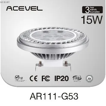 15W LED spot lamp  AR111 G53