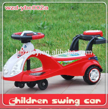 Selling Red color Kids car bike/ Swing car With Children music /Baby Toys