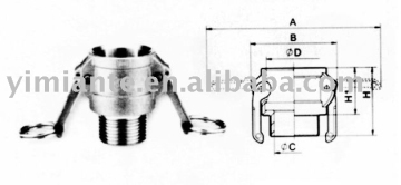 B Quick couplings