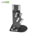 3pcs Black Ceramic Knife Set With Acrylic Stand