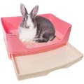 Large Rabbit Litter Box Trainer Potty Corner Toilet