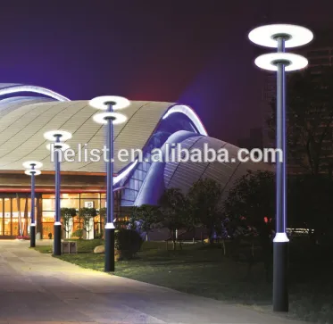 Popular morden aluminum outdoor IP65 led garden lighting with pole