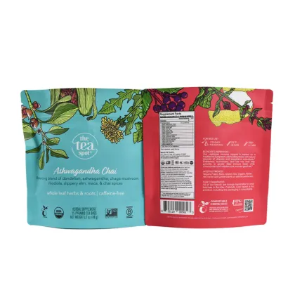 Sustainable Tea Pack Bio Loose Leaf Tea Pouch