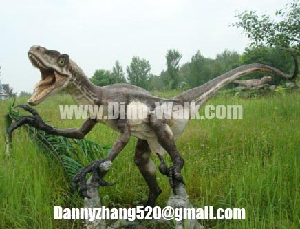 Life Size Dinosaurs Exhibition-VelociRaptor Model for DinoPark