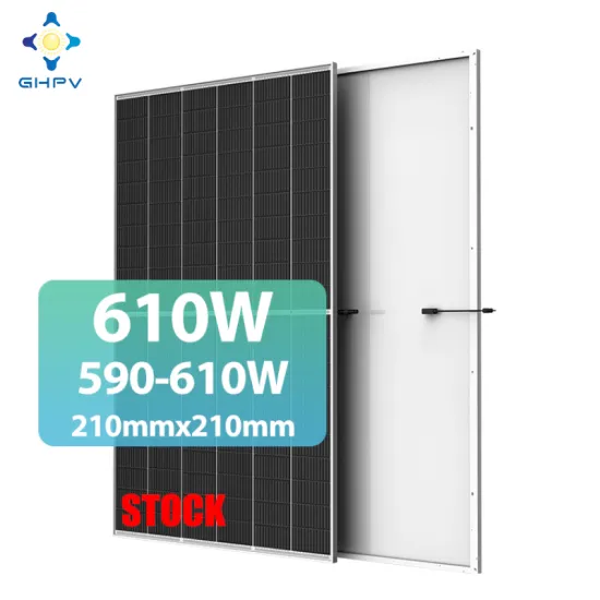 High Efficiency GHPV Solar Panels: 550W to 610W Monocrystalline Modules