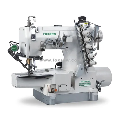 Direct Drive Cylinder Bed Interlock Sewing Machine with Top and Bottom Thread Trimmer