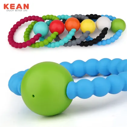 High Quality Silicone Soothers Wooden Baby Toys Best Teething Toys