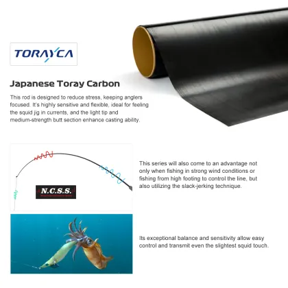 Sea Boating Squid Fishing Rods: Noeby Egi Rods for Ocean Squid Fishing