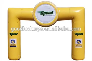 Inflatable advertising arch, arch welcome ! ,Top quality Outdoor racing inflatable start/finish line arch