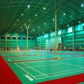 Enlio mobile badminton lantai tikar dengan bwf