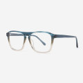 Square Key-hole Acetate Men's Optical Frames