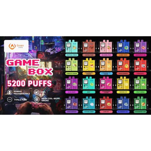 Randm Game Box New Style 5200 Puffs