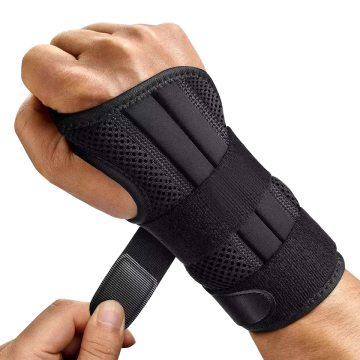 Adjustable Wrist Guard with Double Compression and Velcro for Supportive Splinting
