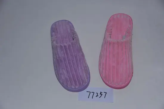 Pure color ladies slippers